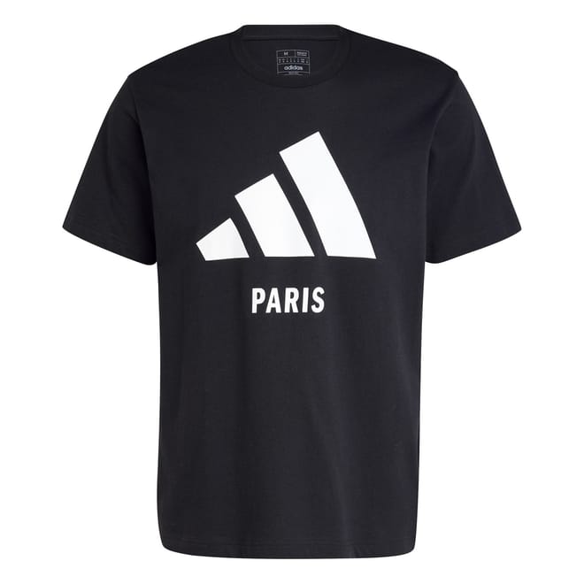 Paris Bold Logo Crew Neck Short Sleeve Jersey T-Shirt