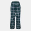 Plaid Front Pocket Straight Pajama Pants