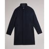 High Neck Snap Button Overcoat
