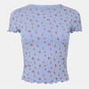 Printed Crew Neck Short Sleeve T-Shirt