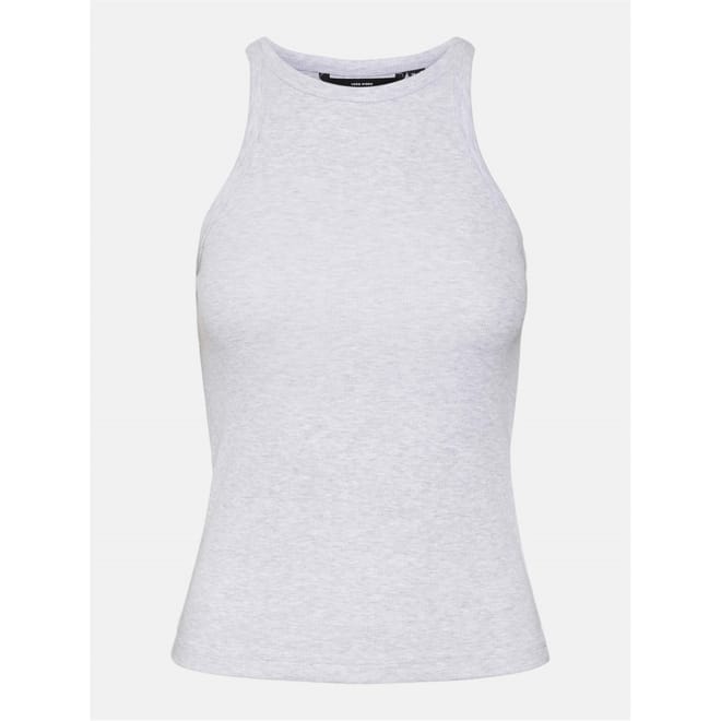 Box Tank Crew Neck Sleeveless Top