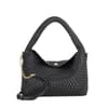 Basket Weave Hobo Bag with Chain