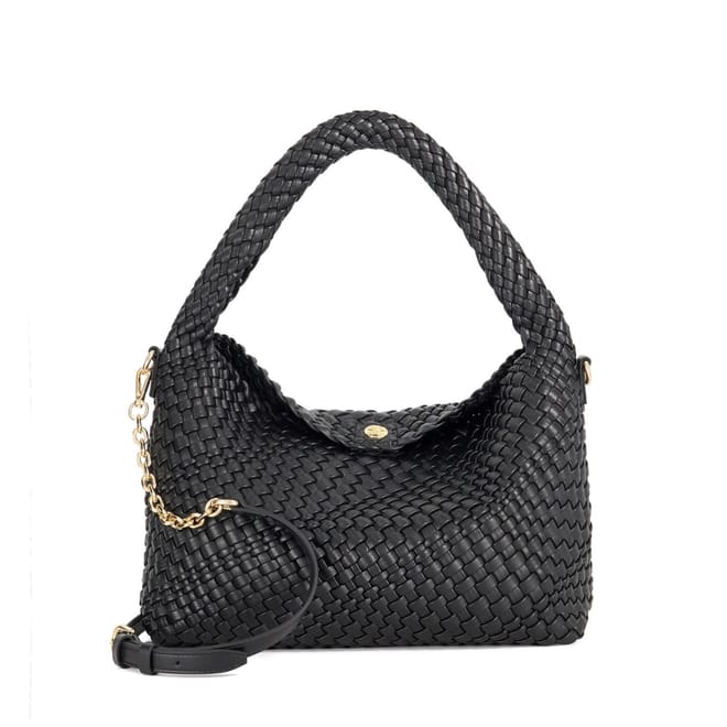 Basket Weave Hobo Bag with Chain
