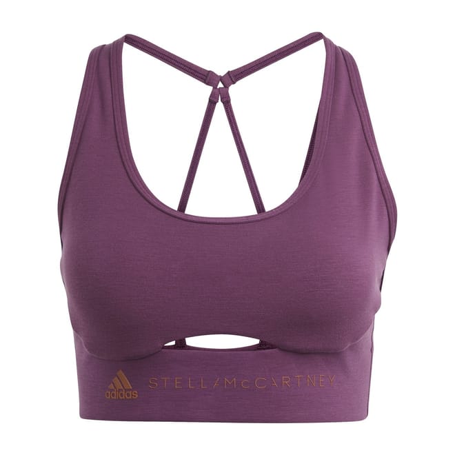Scoop Neck Cut Out Sports Bra