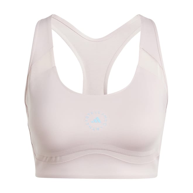 Scoop Neck Sports Bra with Ventilation Back