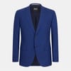 Solid Patterned Lapel Collared Flap Pocket Blazer