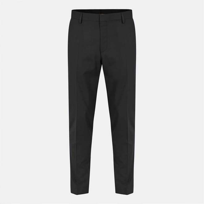 Genius Solid Patterned Straight Chinos