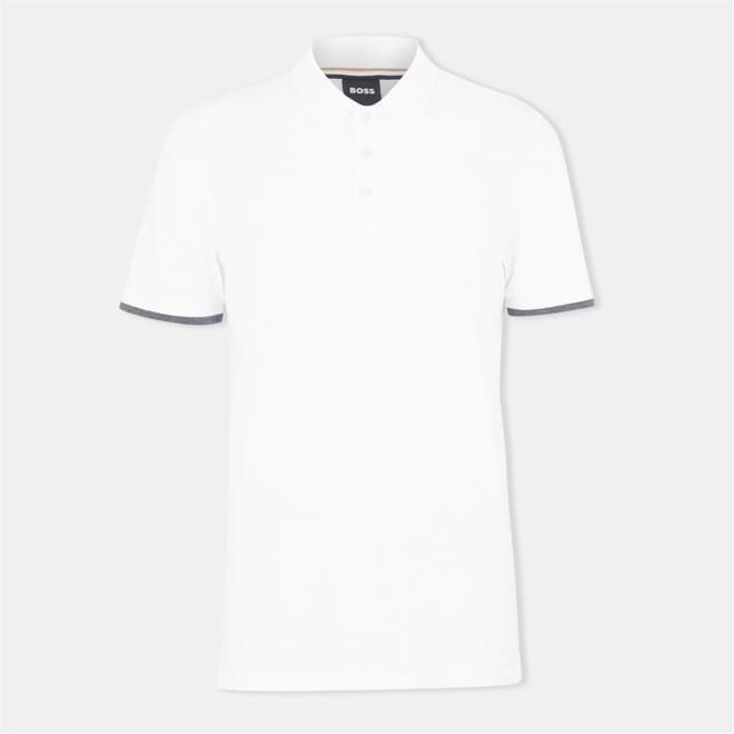 Collared Neck Short Sleeve Polo Shirt