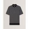 Collared Neck Short Sleeve Polo Shirt