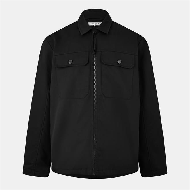 Shire Solid Patterned Press Stud Cuff Overshirt