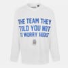 Lettering Crew Neck Long Sleeve Jersey T-Shirt