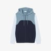 Zipped Colour Block Hoodie