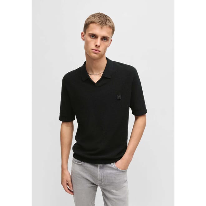 Shiplom Knit Polo Sweater