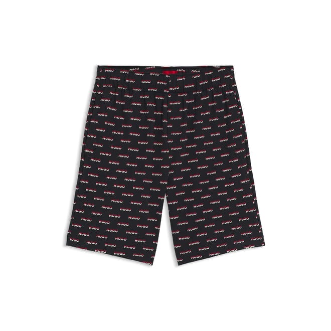 Logo Print Pyjama Shorts