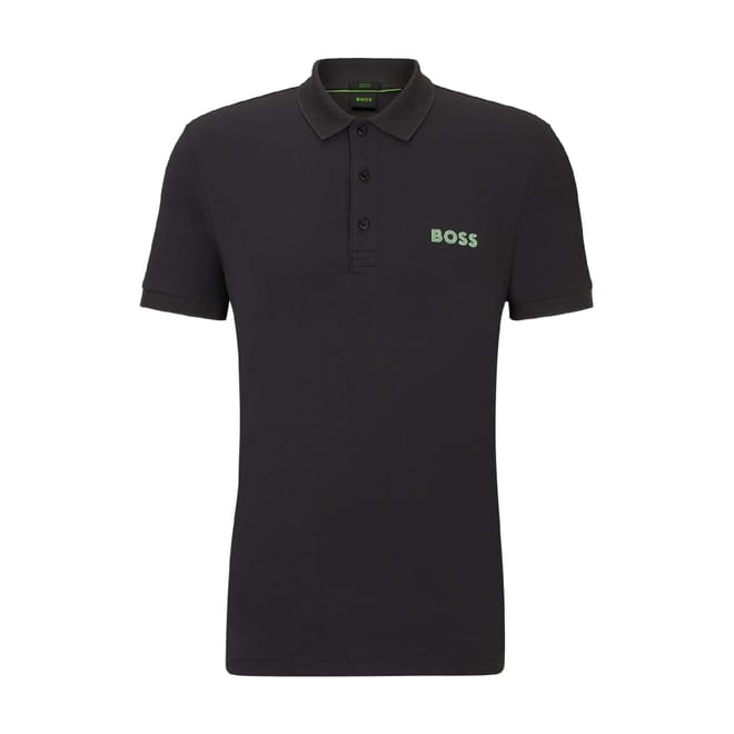 Paule Mesh Logo Slim Fit Polo Shirt