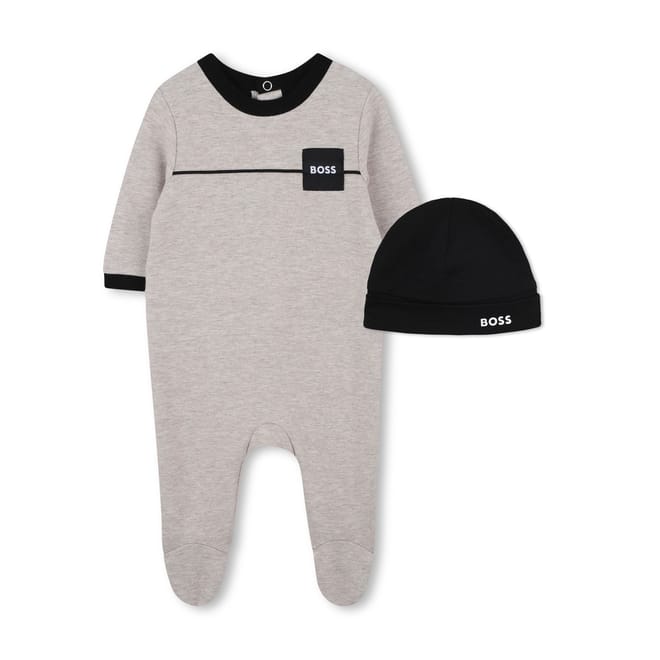 Baby Crew Neck Long Sleeve Solid Patterned Jumpsuit