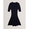 Short Sleeve Knitted Jumper Dress