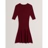 Short Sleeve Knitted Jumper Dress