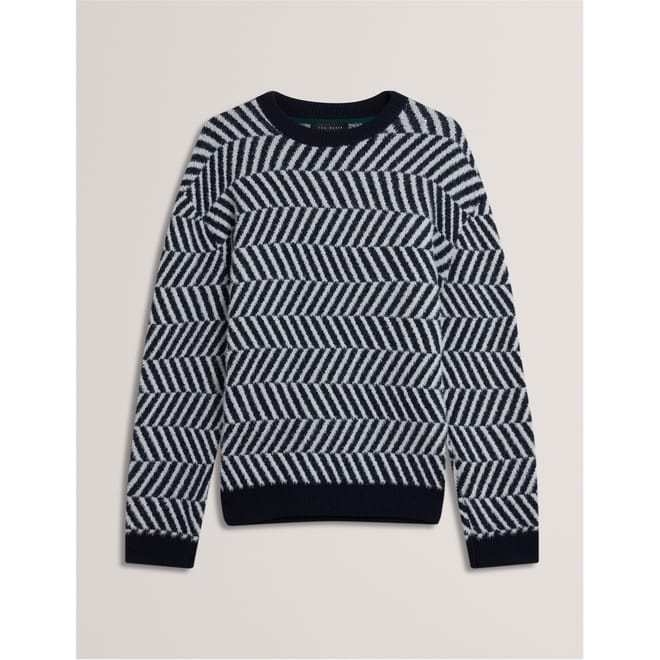 Graphic Knitted Top