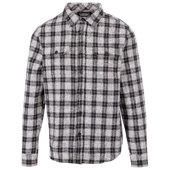 Collared Neck Long Sleeve Shirt with Chest Pocket
