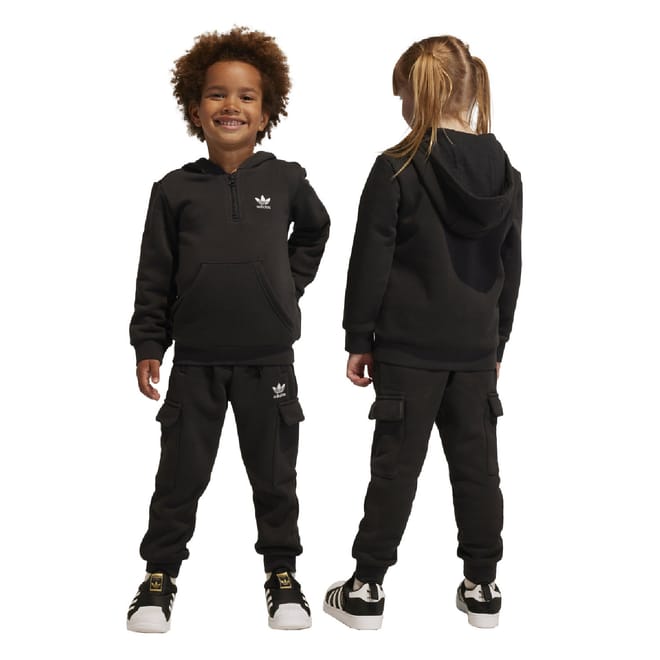 Infant Half-Zip Hoodie Cargo Pants Set