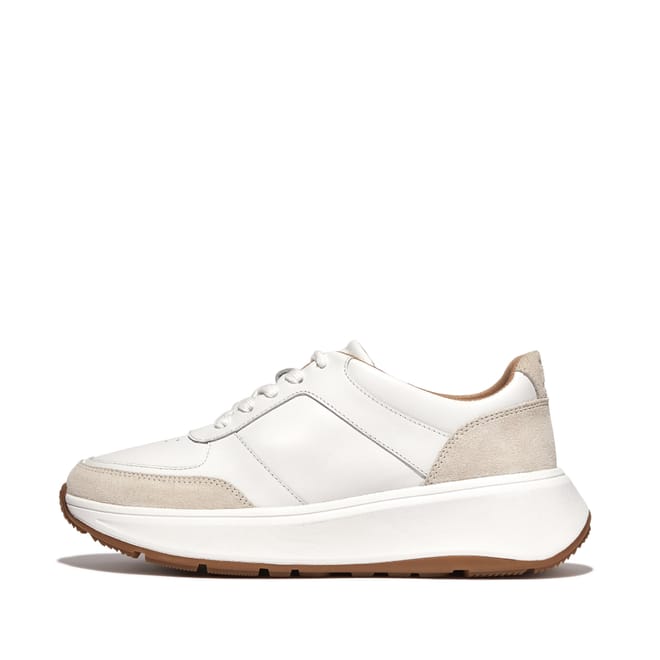 F-Mode Leather/Suede Flatform Trainers