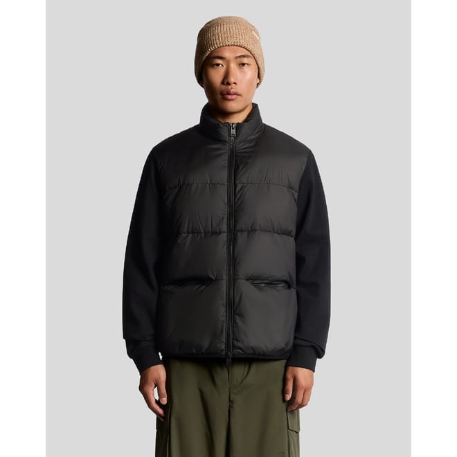 Funnel Neck Hybrid Zip Through Jumper