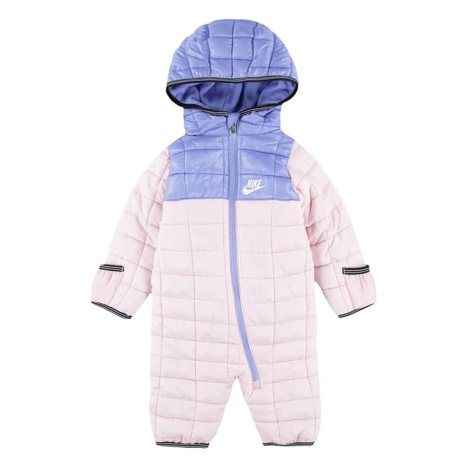 Hooded Neck Long Sleeve Color Block Snowsuit