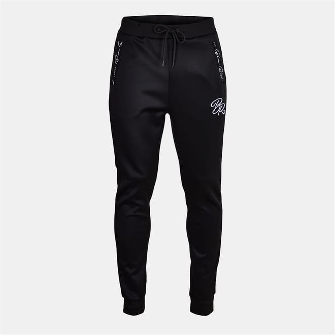 Foletti Solid Patterned Tapered Joggers