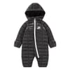 Hooded Neck Plaid Patterned Long Sleeve Snowsuit