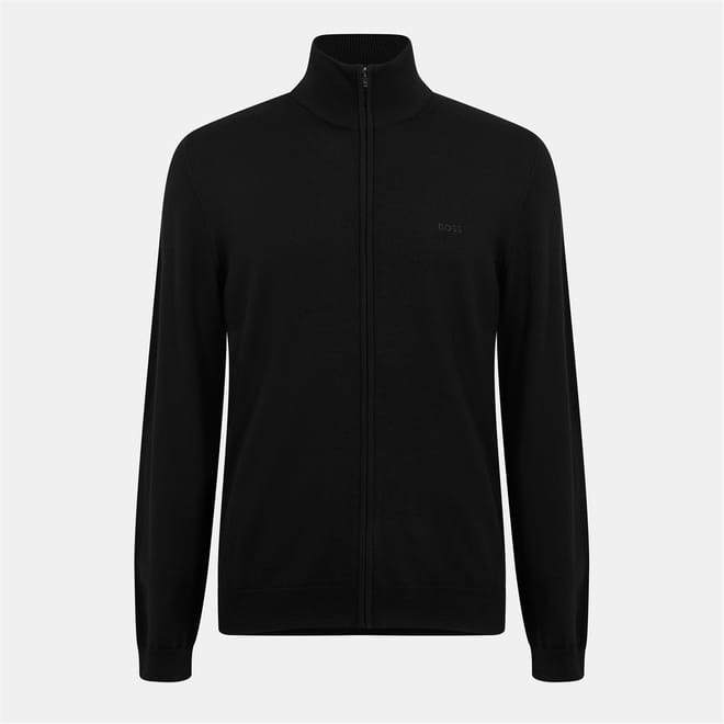 Funnel Neck Ribbed Collar Long Sleeve Sweater