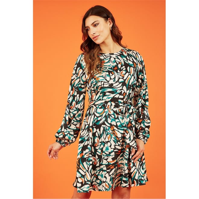 Printed Skater Dress