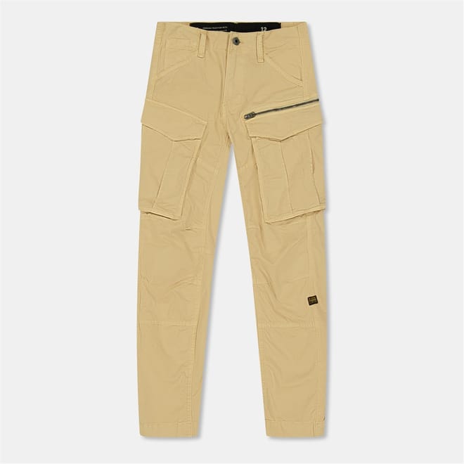 Rovic Zipped Pocket Solid Combat Cargo Pants