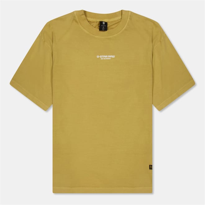 Oversize Lettering Crew Neck Short Sleeve T-Shirt