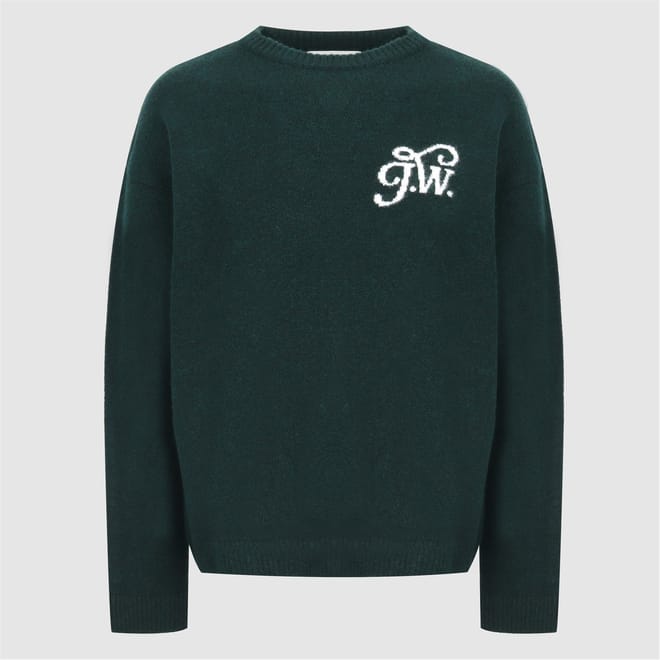 Crew Neck Drop Shoulder Long Sleeve Sweater