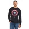 DC Super Heroes Graphic Crew Neck Long Sleeve T-Shirt