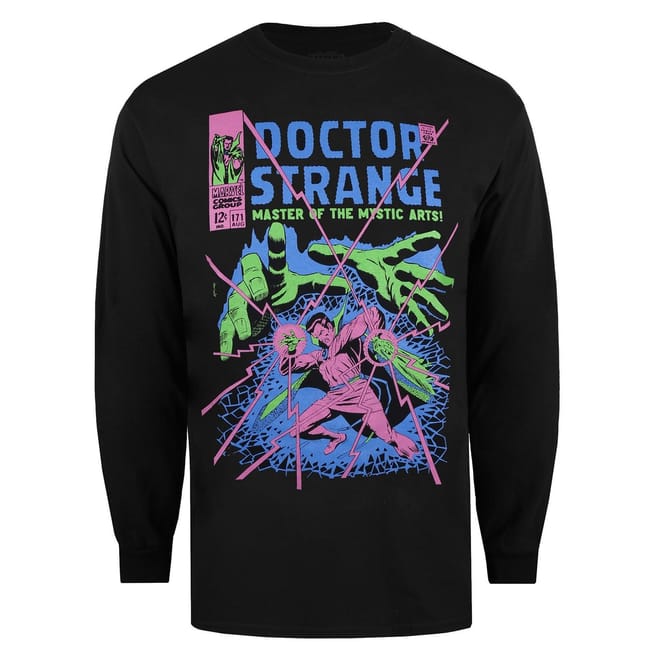 Graphic Crew Neck Long Sleeve Jersey T-Shirt