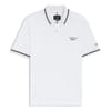 Embroidered Lacoste Lettering Collared Short Sleeve Polo Shirt