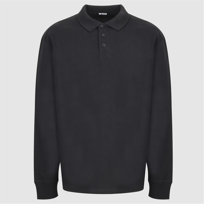Long Sleeve Collared Polo Shirt