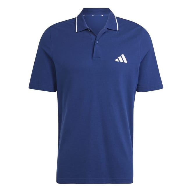 Mens Essentials Cotton 3 Stripes Polo Shirt