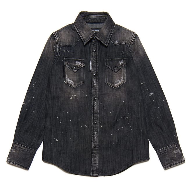 Junior Denim Shirt with Chest Pocket
