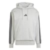 Mens Fleece 3 Stripes Hoodie