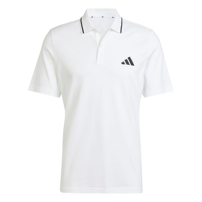 Mens Essentials Cotton 3 Stripes Polo Shirt