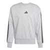Mens Essentials 3 Stripes Fleece Sweatshirt