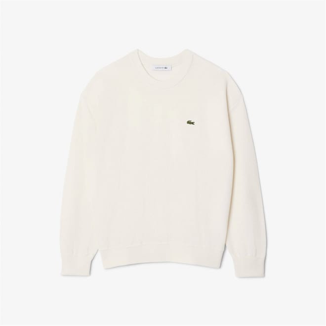 Cotton Knitted Crew Neck Jumper