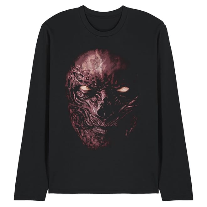 Graphic Crew Neck Long Sleeve Jersey T-Shirt