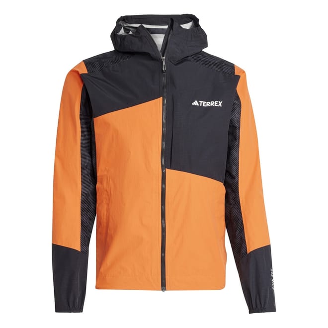 XPR Hybrid Hooded Full Zipper Color Block Rain Jacket