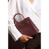 Handle Satchel Mini Tote Bag With Turn Lock