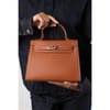 Handle Satchel Mini Tote Bag With Turn Lock