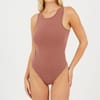 Womens Soft Jersey Racer Back Bodysuit
